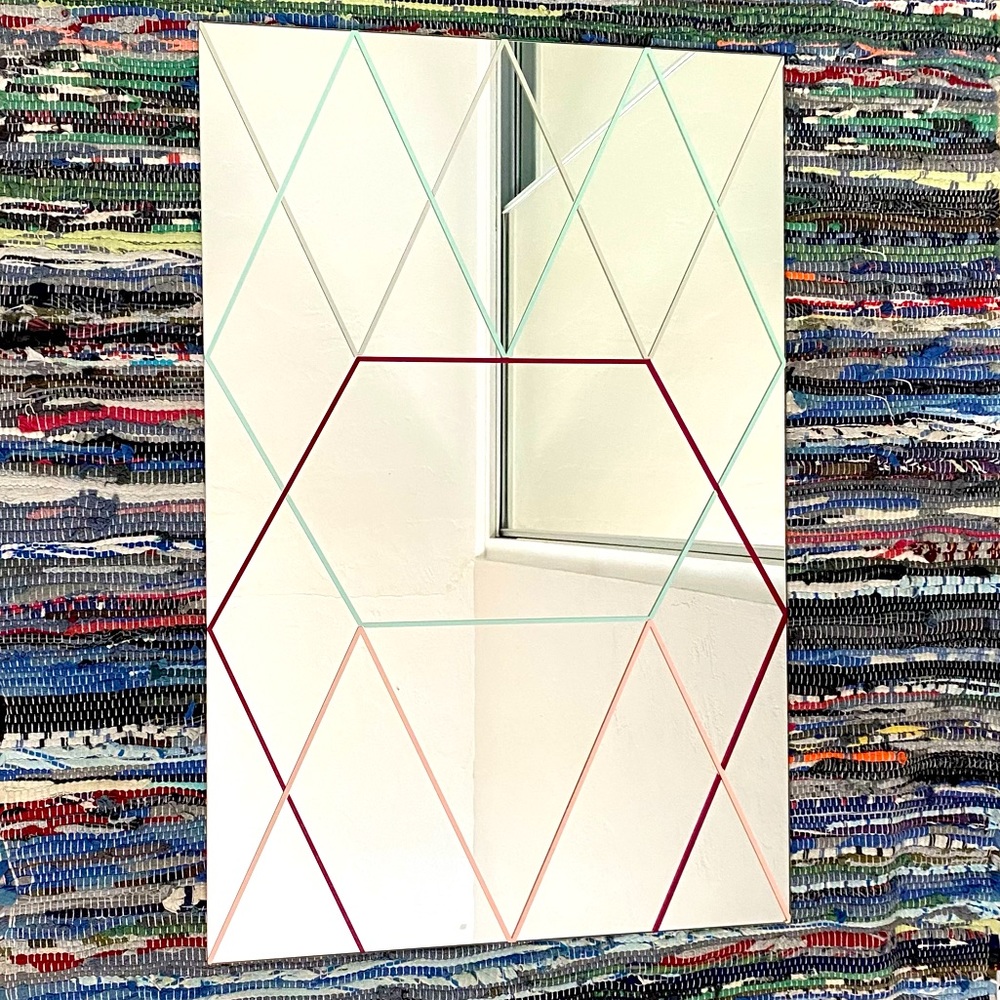 Geometric Pattern Mirror Rectangle
